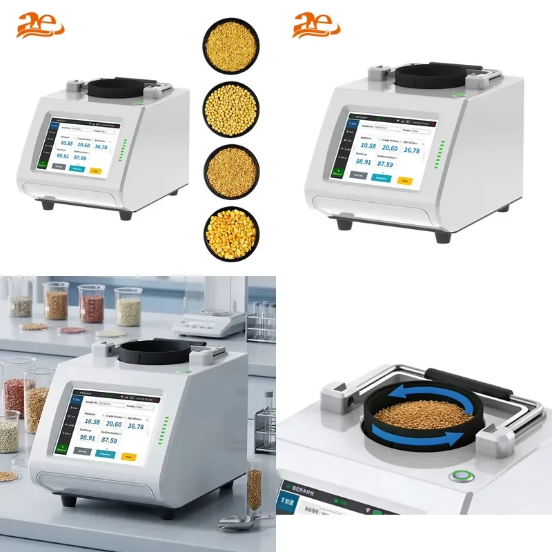 for AELAB Automatic Electronic Portable Near Infrared Grain Analyzer InGaAs Spectrometer for Protein Moisture Fat Testing