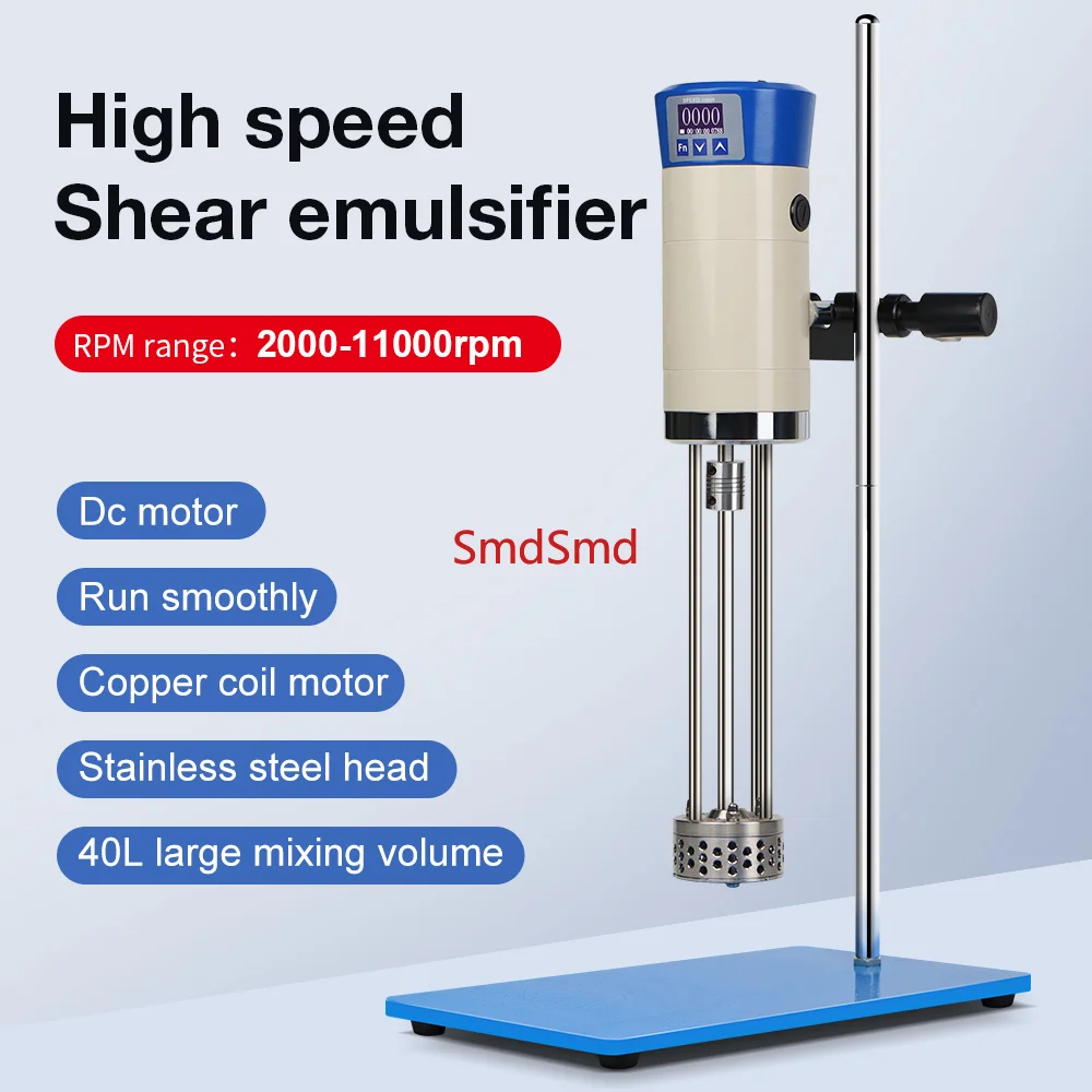 JRJ300-CSH FJ200-SH Homogenizer Lab Disperser Emulsifying Machine High Shear Homogenizer Mixer Cosmetic Making Blender Machine