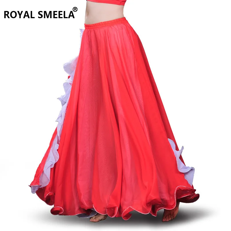 Belly Dance Skirt 2024 New Bottom Dress Summer Dazzling Skirt Beginner Oriental Dance Costume Sexy Long Skirt