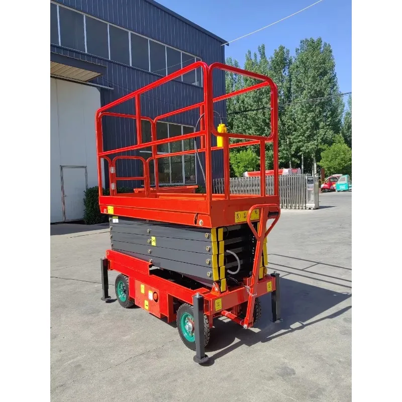 Factory Direct Supply 4M-18M Hydraulic Scissor Lifting Platform Semi-Automatic Easy to Use for Construction Engineering