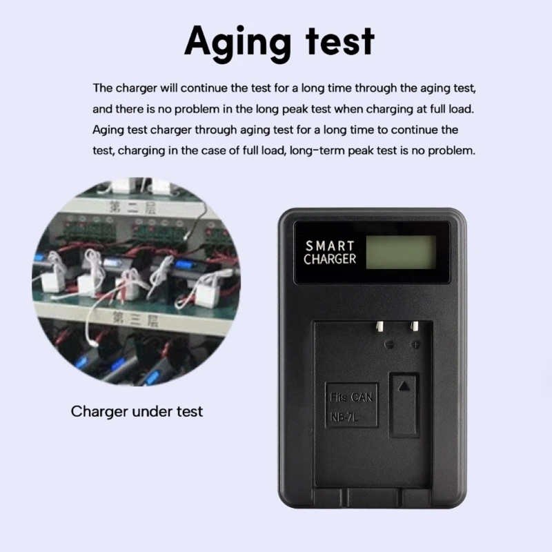 Chargeur batterie caméra USB NB7L efficace pour G12 SX30 alimenté K1KF