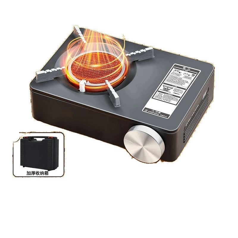 

Cassette furnace new outdoor portable camping picnic equipment full set of fire windproof gas infrared