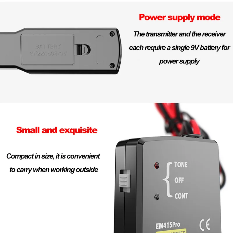 EM415PRO Cable Tracker Automotive Short & Open Circuit Finder 6-42V Car Wire Breakpoint Tester Auto Diagnostic Tool 2. EM415 PRO Car Circuit Scanner Cable Tracer Automobile Wire Break Detector with Storage Bag