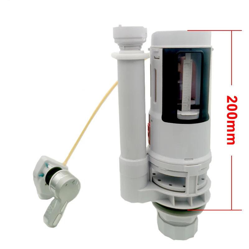 Imagem -06 - Flush Drain Buraco Sanitário Tanque Linha Lateral Cabo Conectado tipo Botão wc Repair Kit Adequado para 2-piece wc 47 Milímetros