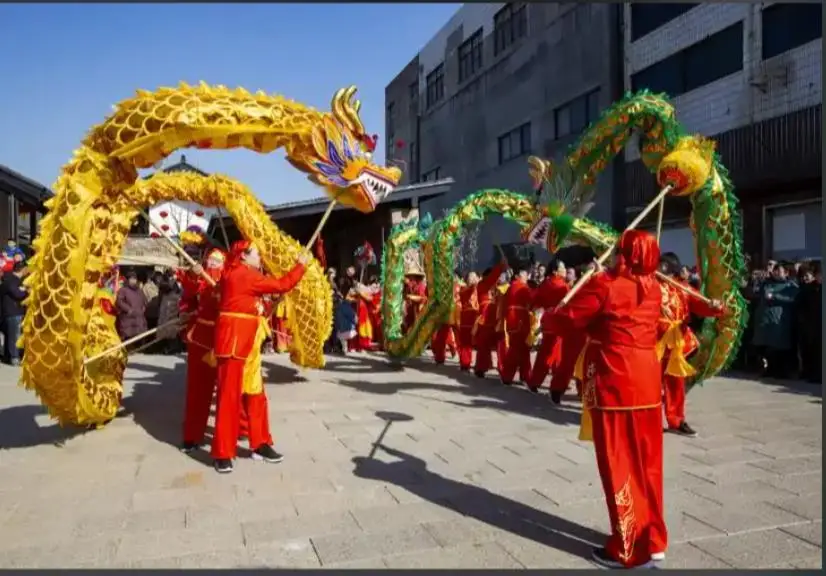 

Популярный китайский фестивальный костюм для танца дракона на 10 игроков, 18 м, для взрослых, размер 4, золотой, для вечеринок, мероприятий, игр, карнавалов
