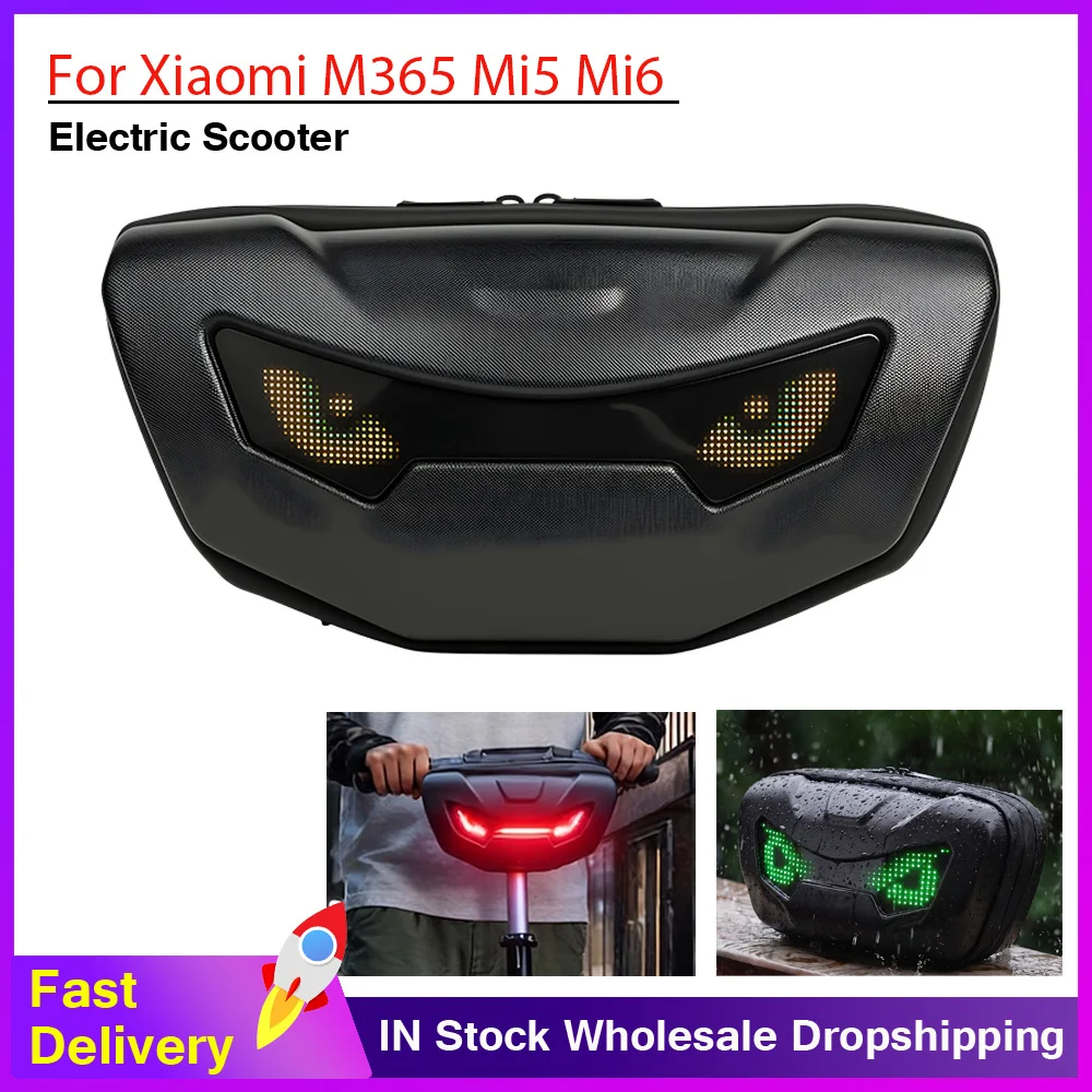 Scooter-Aufbewahrungstasche mit LED-Smart-Display Brusttasche für Xiaomi M365 Pro Elite Mi4 4Lite Mi5 5Pro 5Max Mi6 6Lite für JOYOR S5 S8S S10