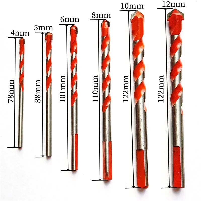 مجموعة لقم مثقاب من السبائك الصلبة ، ألماس أوفرلورد ، أداة حفر على الحائط ، برتقالية ، 4 من من من المعدن ، 5 من من من من من من من من الخارج ، 6 من من من من من من من من من من من الخارج ، 8 من perforoy ، 10 #2