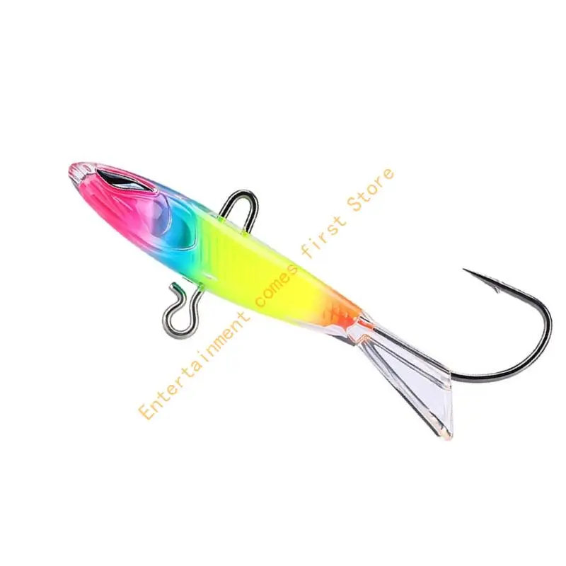 Ice Fishing Tackle with Tail Piece and Hook Hardware for Raise Pause Use 55KD