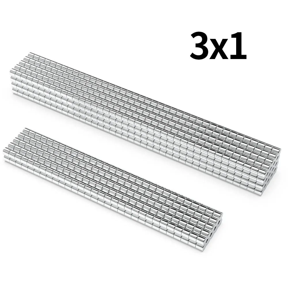 

3x1mm N35 Super Strong Neodymium Magnet Round NdfeB Powerful Permanent Magnetic imanes Refrigerator Magnets 3*1