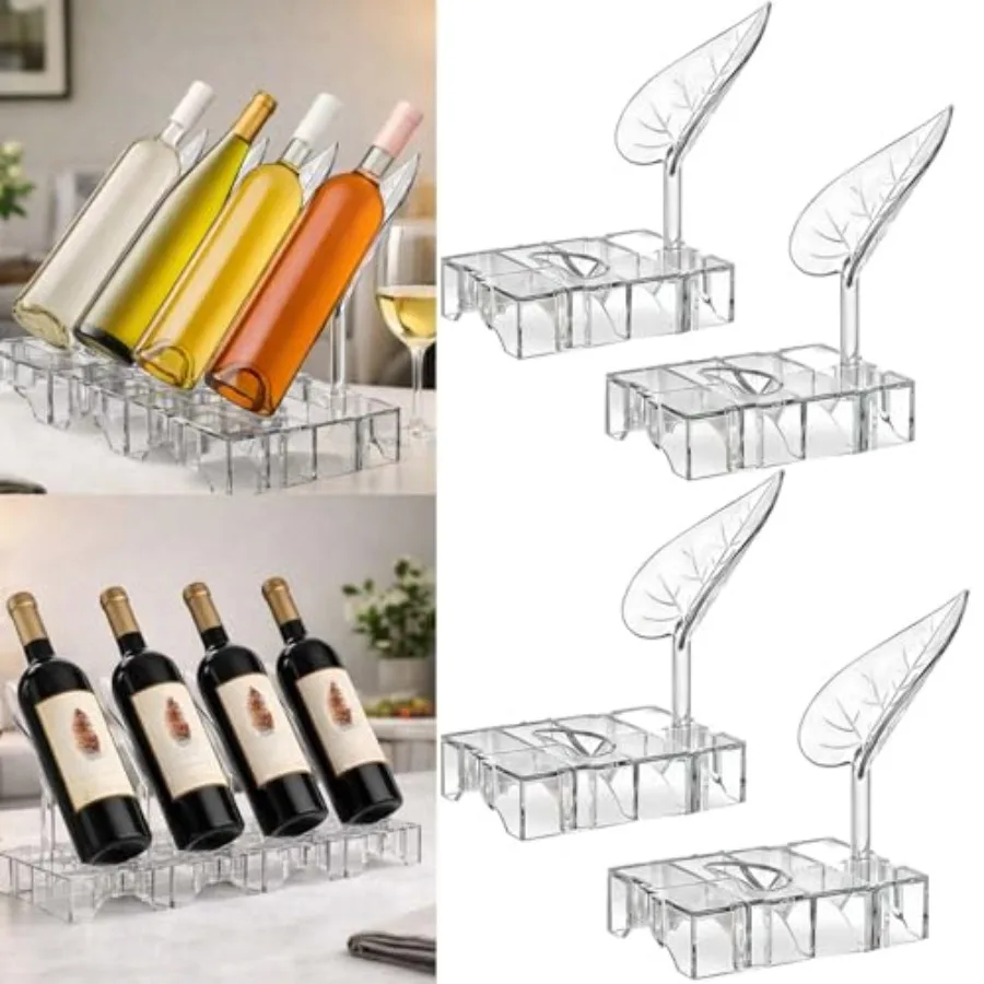 

DIY Modular Wine Bottle HoldersWine Bottle Stands for Display Expandable Single Wine Rack Unique Wine Gifts for Wine Lovers Dec