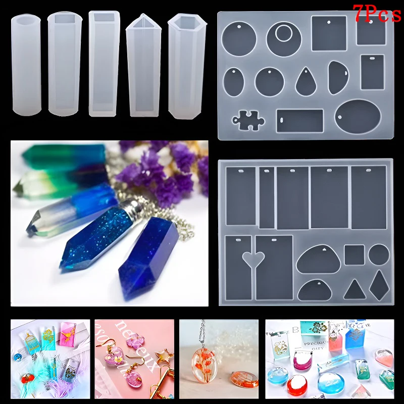 Silicone Molds Kit for Resin Jewellery Making