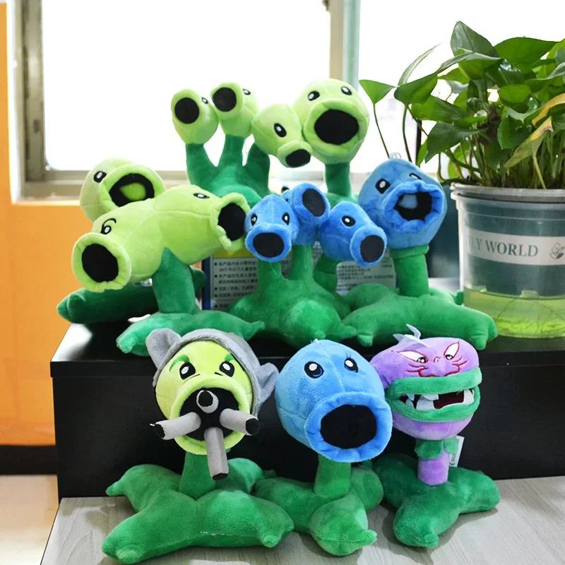 20cm Plants VS Zombies Peashooter Chomper SunFlower Cartoon Game Stuffed Toys Pendants Kid Gift  Plant Plush Doll Home Cuadros