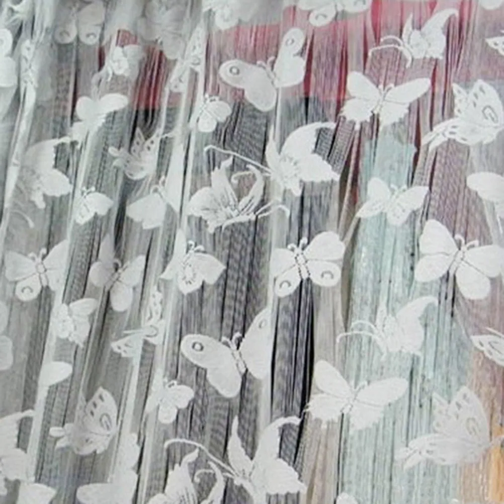 Strip Tassel Butterfly Line String Curtain 100x200cm Room Divider Doorway Thread Curtain Privacy Curtains
