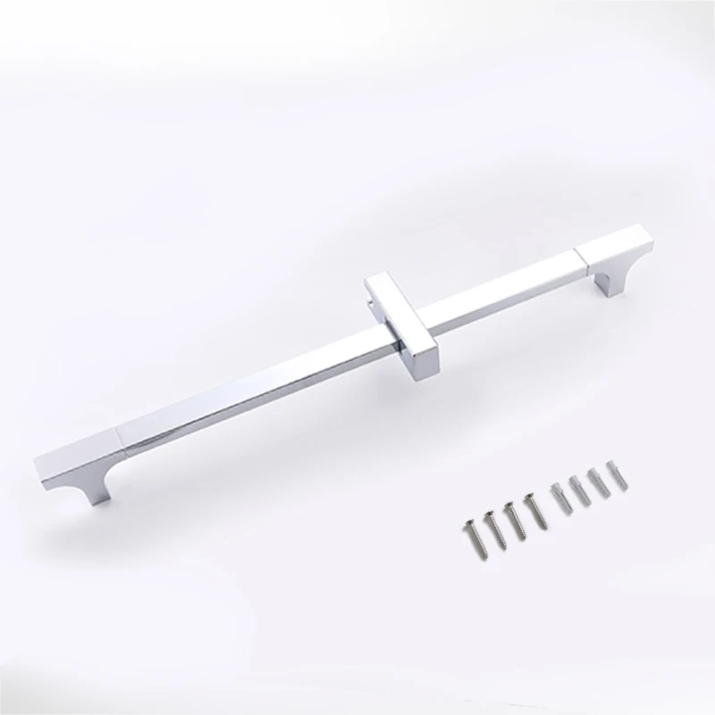 Chrome Stainless Steel Lifting Rod 1.5M Hose ABS Shower Rack Bracket Extended Shower Slide Rail Sliding Rod Set