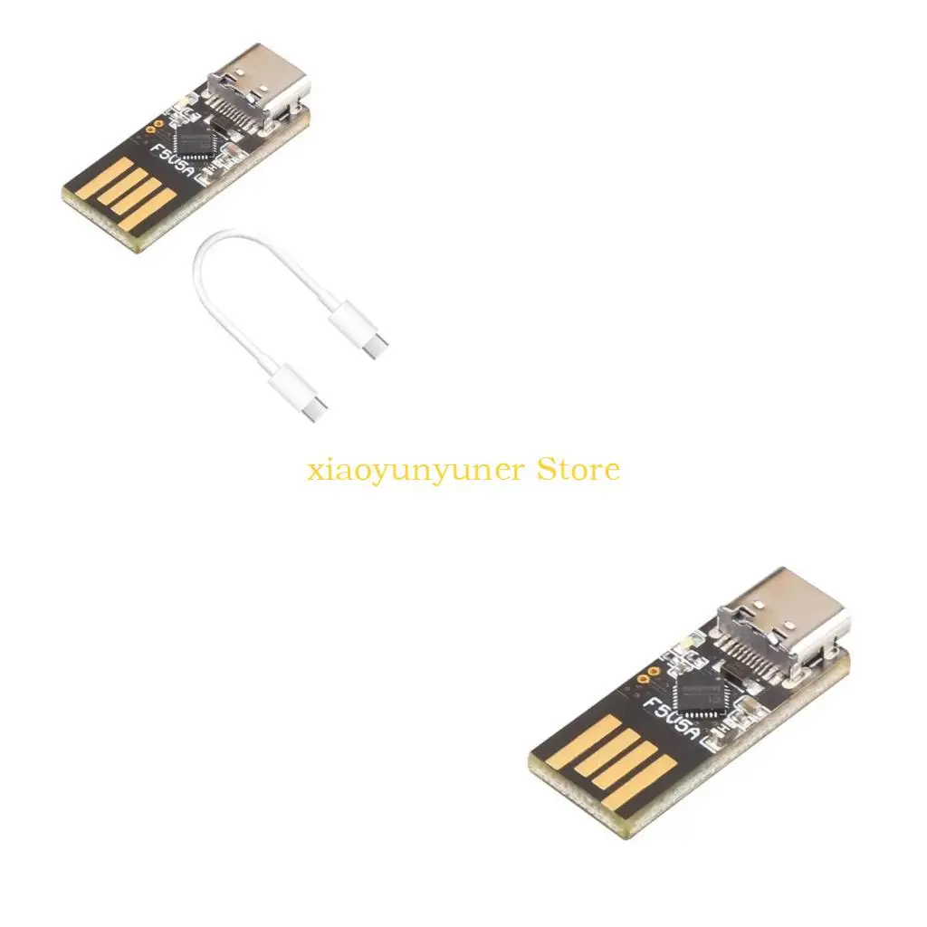 P9JB USB A to C PD5V5A Adapter High Strength PCB for RPi 5 Power Conversion Without Power Head