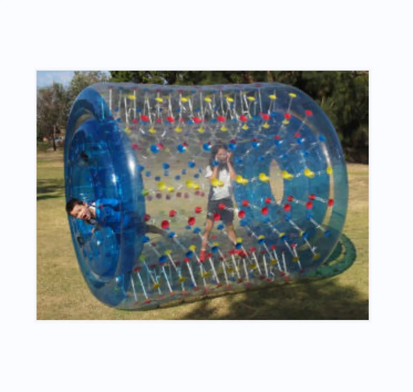Airtight Water Wheel Roller Color Inflatable Rolling Ball For Children