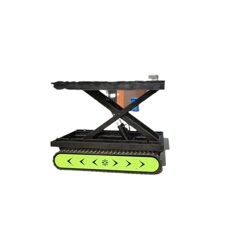 Electric remote control crawler lifting platform chassis, welding machine arm walking chassis, automatic lifting platform