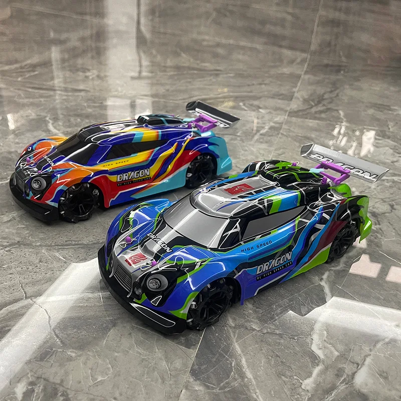 Cool Stuff Toy Car Gift-hot 1:14 High-speed 4WD Rc Drift Car, Scheet Spray Music Dazzling Rc Cars, Afstandsbediening Auto, Speelgoed voor jongens