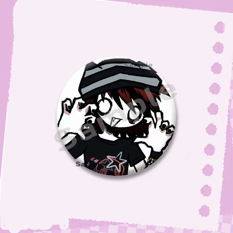 Rawr Xd Ästhetische Emaille-Pins Y2K Lustige Cartoon-Figuren Abzeichen Modeschmuck Accessoires Runde Snap-in Brosche für Rucksack – Detail 12