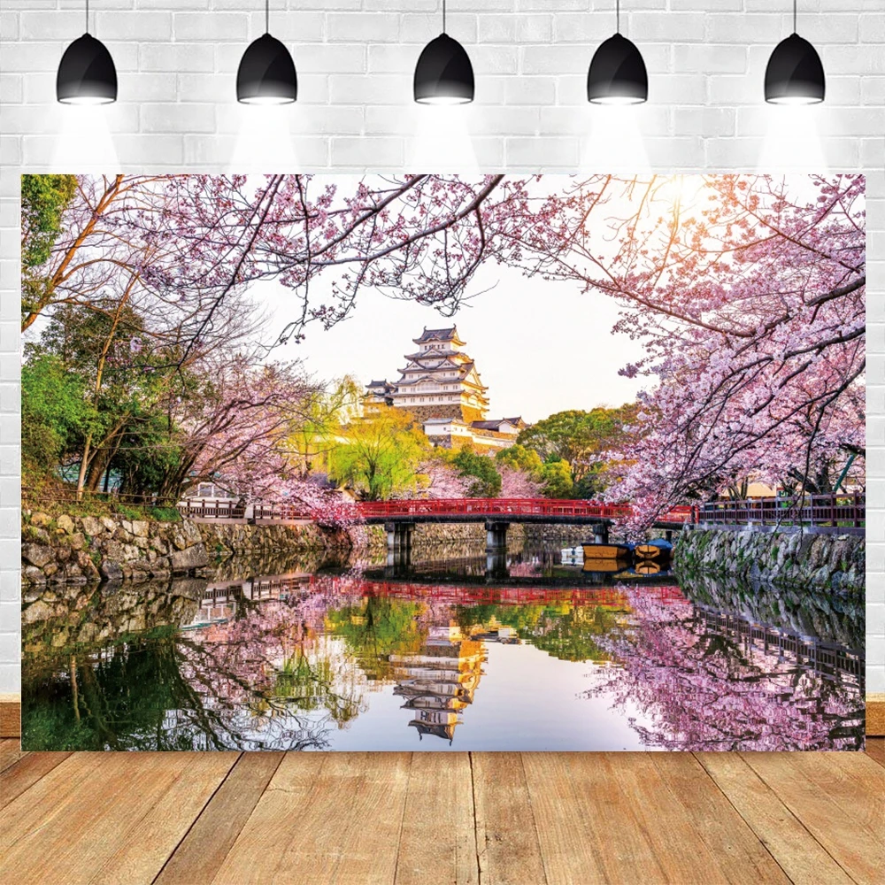 ฉากหลังภาพทิวทัศน์ธรรมชาติญี่ปุ่นฤดูใบไม้ผลิฉากหลังดอกซากุระภูเขาทิวทัศน์ป่าฉากเด็กผู้ใหญ่ภาพพื้นหลัง