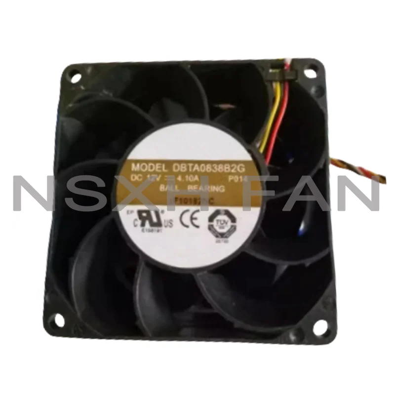 NEW 12V 4.1A DBTA0838B2G 8038 8cm High Air Volume Cooling Fan