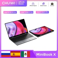 CHUWI MiniBook X 2-in-1 Tablet Laptop Intel N100 Notebook 12GB LPDDR5 512G SSD 10.51\