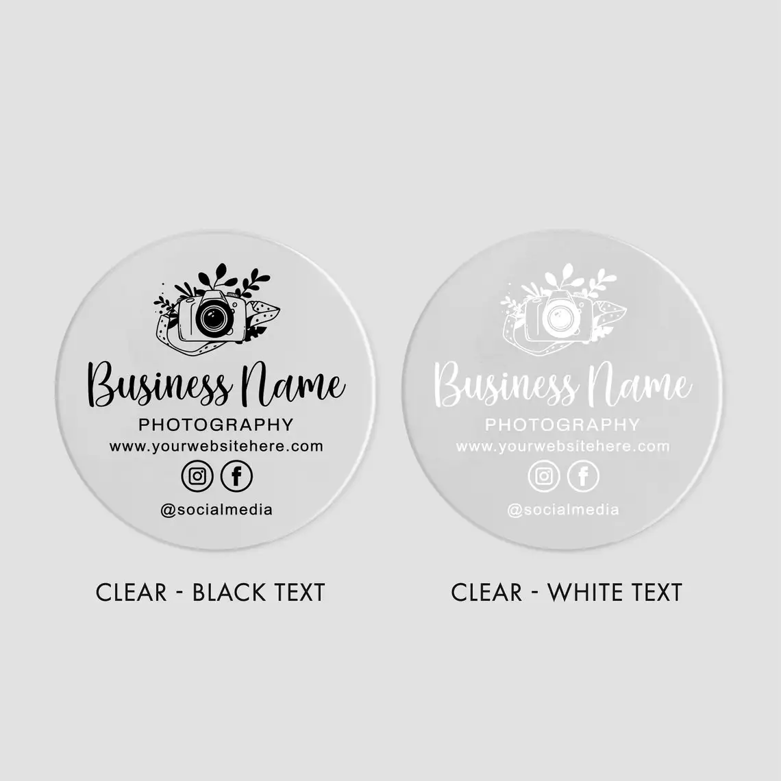 24pcs -40mm Custom Stickers Decal Name Sticker Labels Sheet Round Packaging Stickers Labels Custom Text Stickers Your Text Here