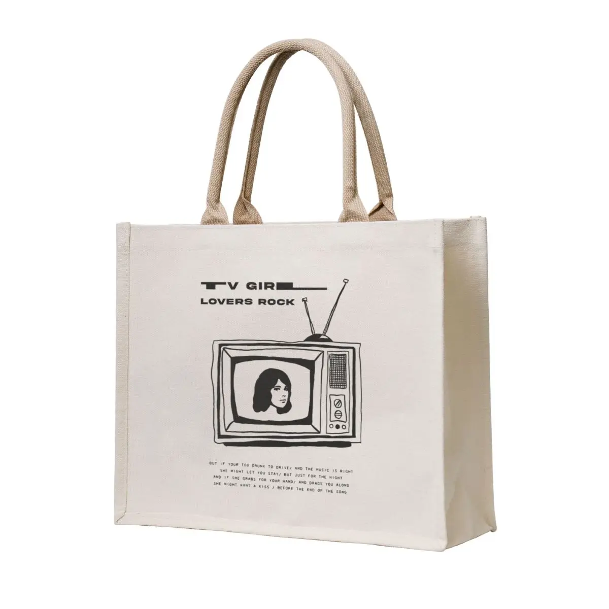 

TV Girl Lovers Rock Tote Bag female bag ecological bags large tote bag