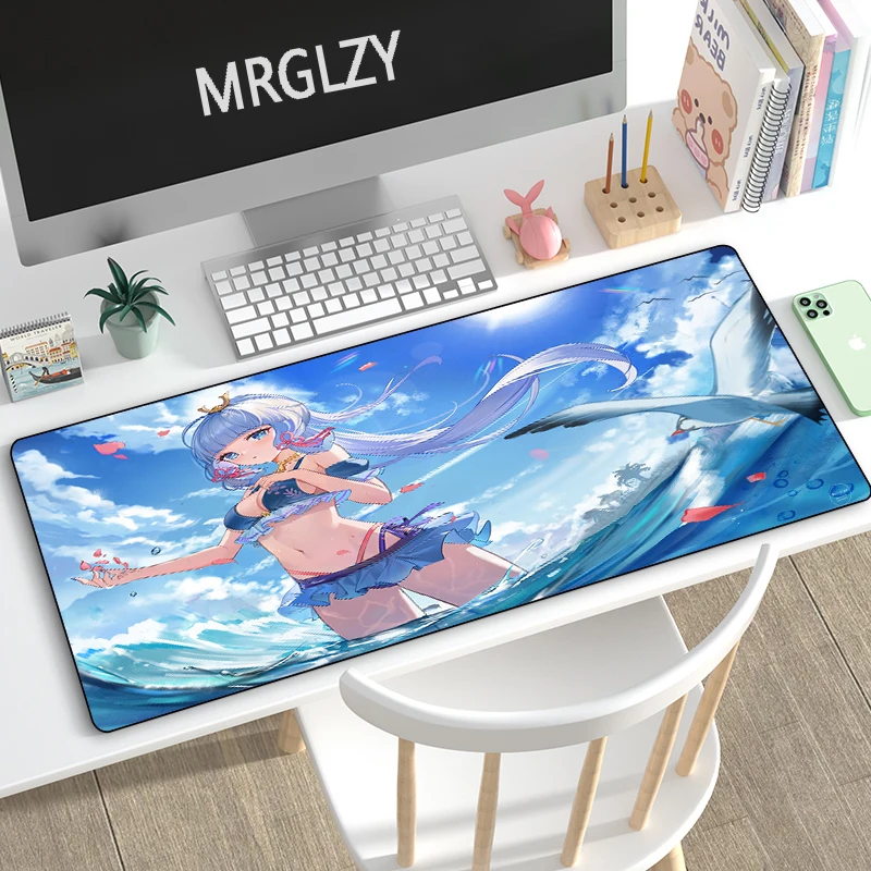 

Kamisato Ayaka 40*80CM Multi-size Big Mouse Pad Mouse Gamer Beelzebul Genshin Impact Large Keyboard MouseMat Mousepad for Laptop