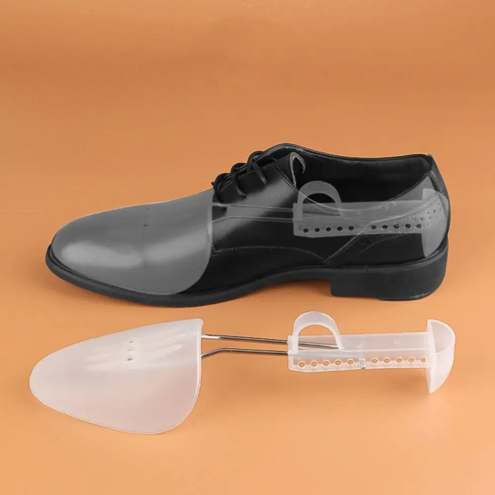 1/2 Pairs Adjustable Plastic Shoe Stretcher Portable Prevent Creasing Shoe Trees Breathable Tension Spring Coil