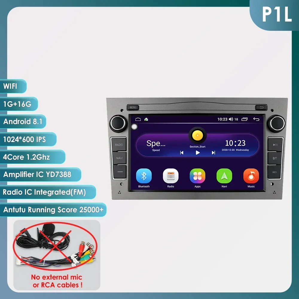 Autoradio Carplay Android 2din Auto Gps Voor Opel Astra H J 2004 Vectra Vauxhall Antara Zafira Corsa C D Vivaro Meriva Veda Audio