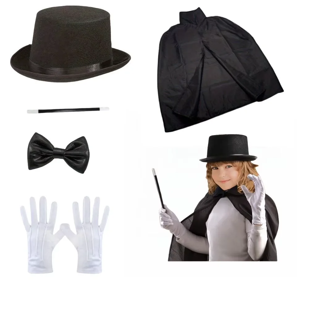 ชุดนักมายากลและอุปกรณ์เสริม PESENAR เหมาะสำหรับงานปาร์ตี้ธีมนักมายากลและการคอสเพลย์