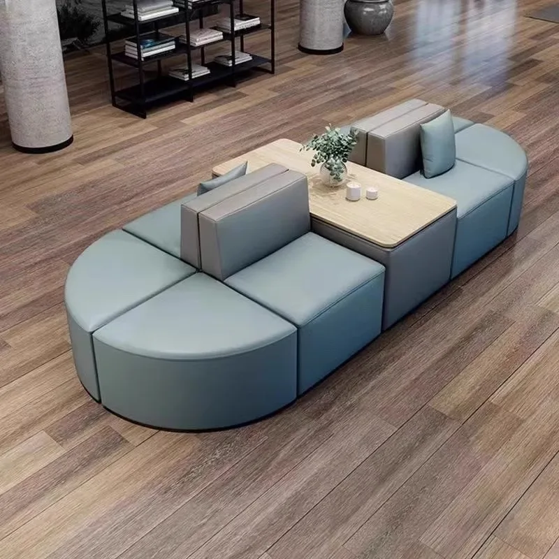Company hall, negotiation reception, training institutions, parents rest waiting area, creative special-shaped sofa booth
