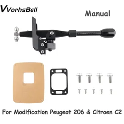 high performance Aluminum Short Shifter box for Peugeot 206/207/307/308 Transmission Drivetrain