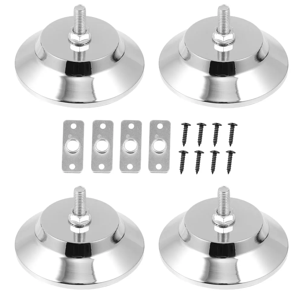 

5 Inch Pool Table Foot Pad Adjusters Metal Table Leg Cushion Anti Mats Billiard Accessories Leveling Kit Protective Pad