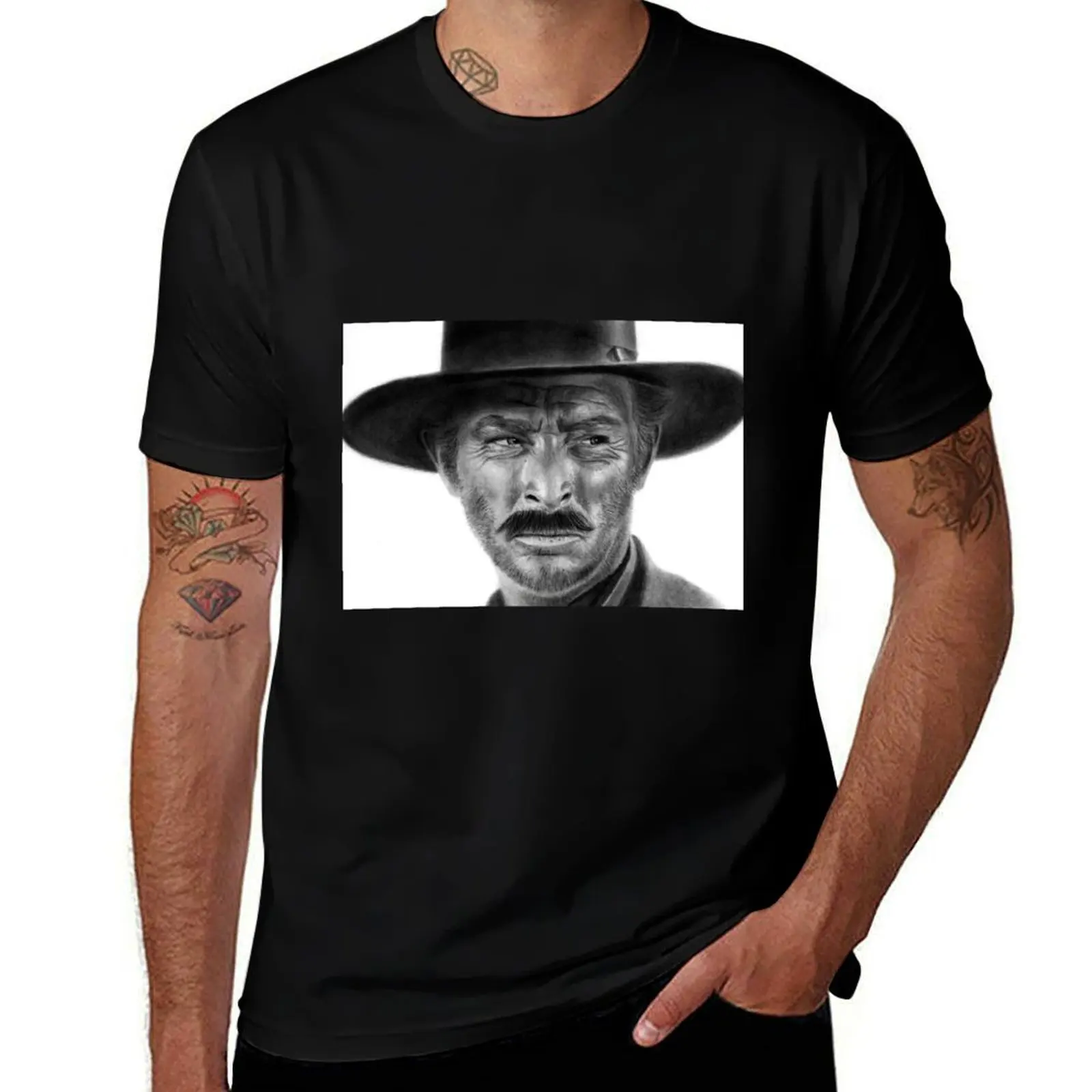 Lee Van Cleef The Bad The Good, The Bad & Ugly T-Shirt Large Size Breathable Tee T-Shirt