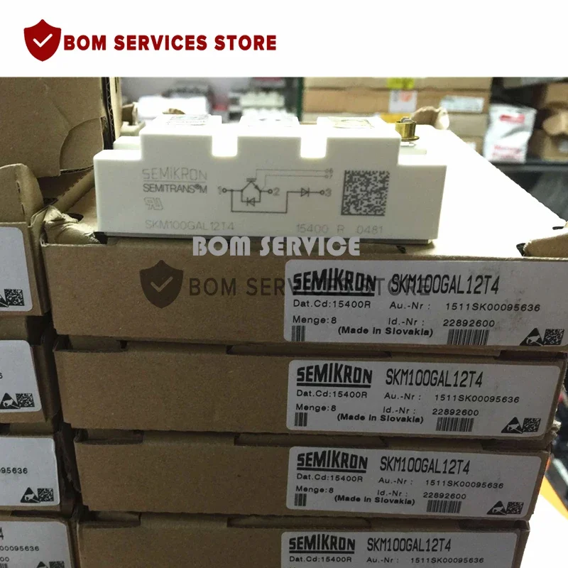 تسليم سريع وحدات SKM100GAL12T4 SKM100GAL123D SKM195GAL126DP IGBT