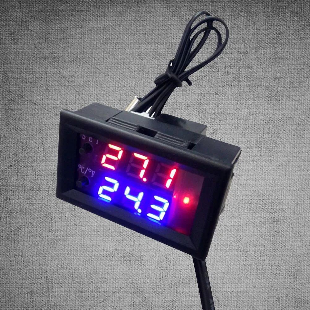 

12V Lcd Display Programmable Thermostat Temperature Controller Clear Large Screen Digital Smart Control System For Home Use