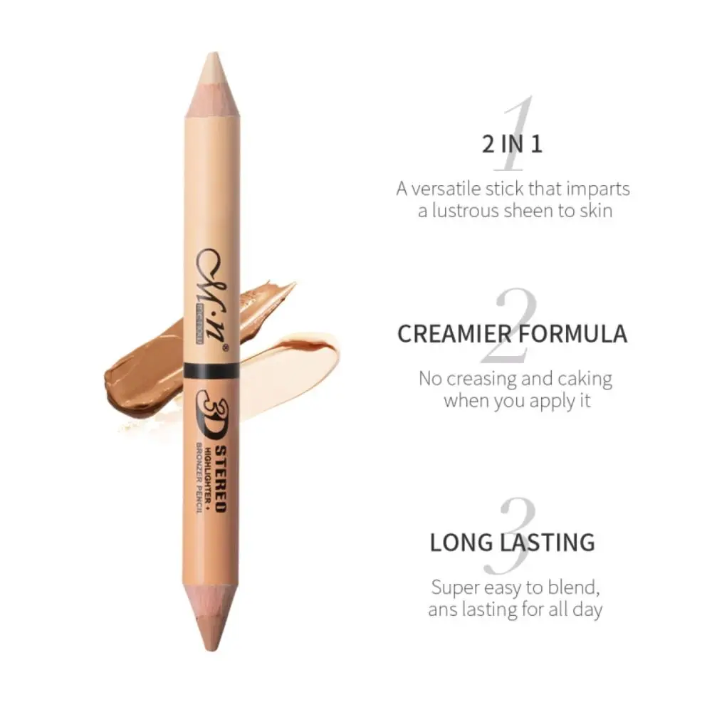 Bronzer Makeup Tool Lying Silkworm Pen Conceal Stick Brow Highlighter Eyebrow Contour Pen Concealer Pen Highlighting Pencil