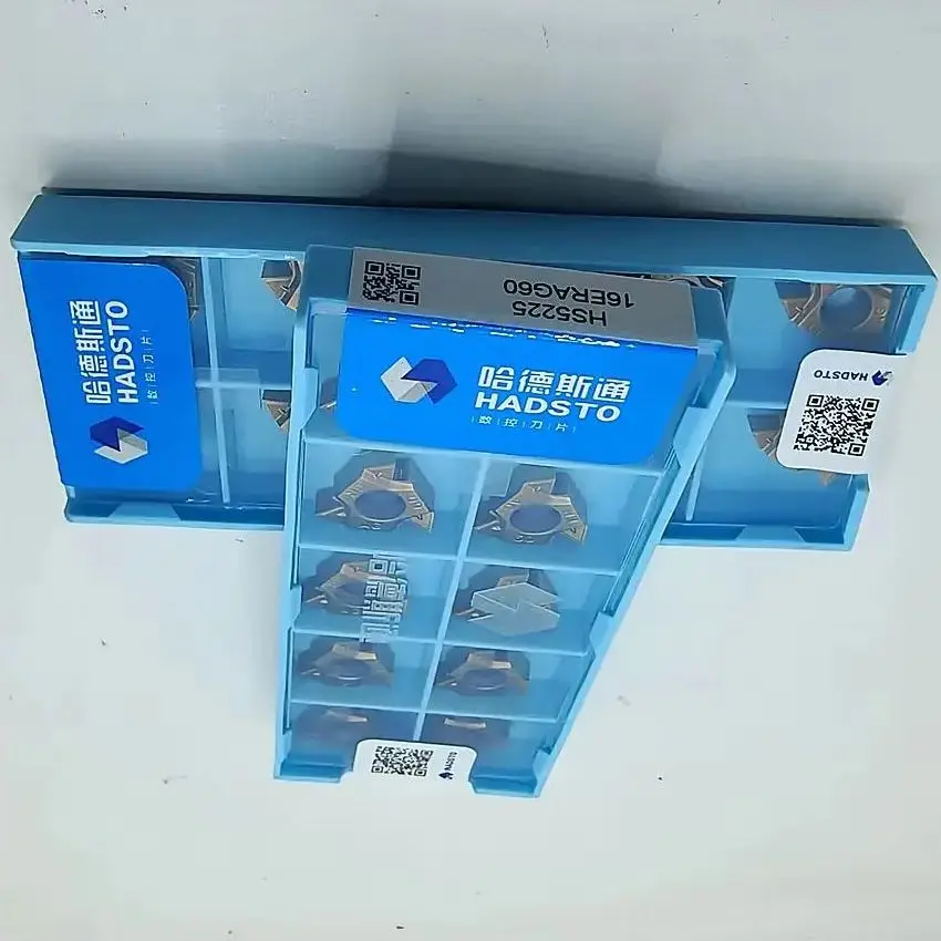 

16IRAG60 HS5225/16ERAG60 HS5225 HADSTO CNC blade carbide inserts Thread inserts 10pcs/box