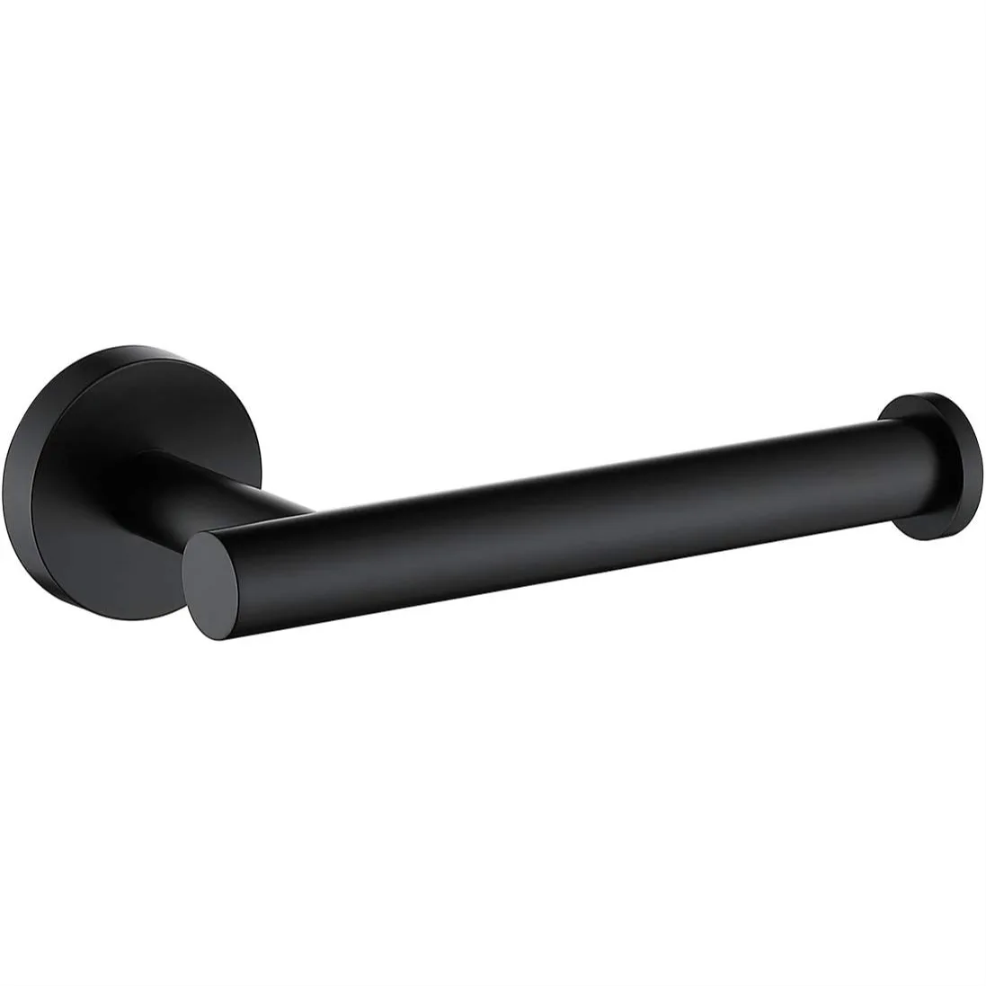 

Matte Black Toilet Paper Holder SUS304 Stainless Steel, Modern Wall Mount Tissue Roll Holder for Bathroom, 5 Inch TP Holder