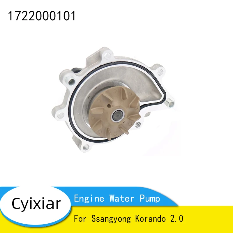 

1Pcs New Engine Water Pump 1722000101 For Ssangyong Korando 2.0 Gasoline 1722000101