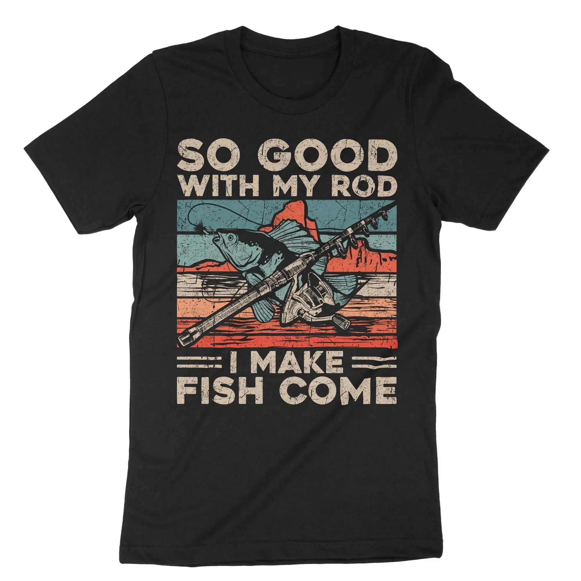 Так хорошо с моей удочкой, я сделаю рыбу в комплекте, футболка, рыбалка забавная для рыбаков, одежда рыбака