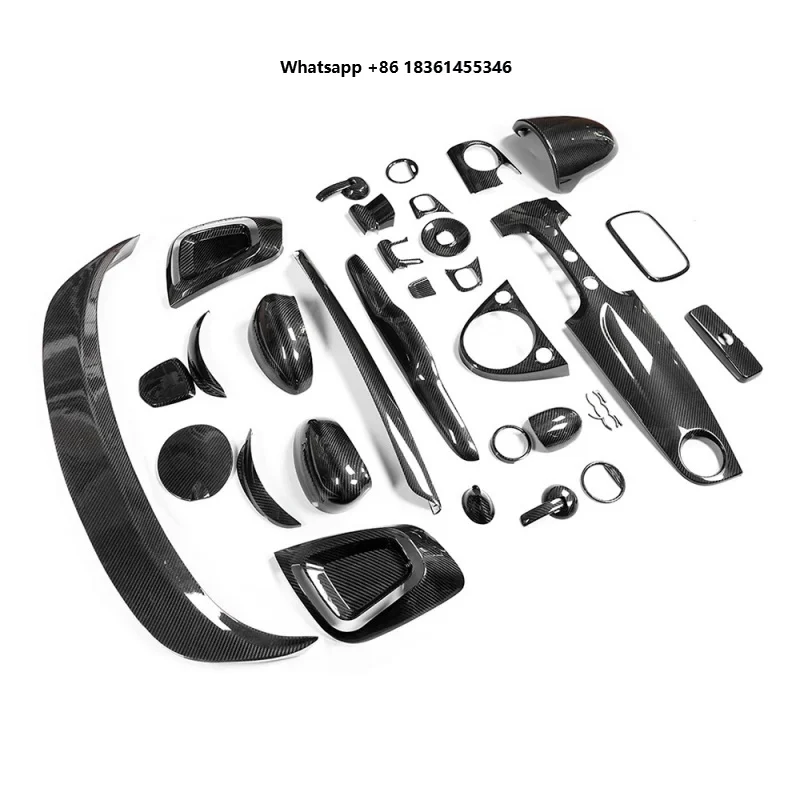 

Shashal Carbon Fiber Full Accessories Trim Cover 500 Abarth 595 Universal Interior Accessories Sticker