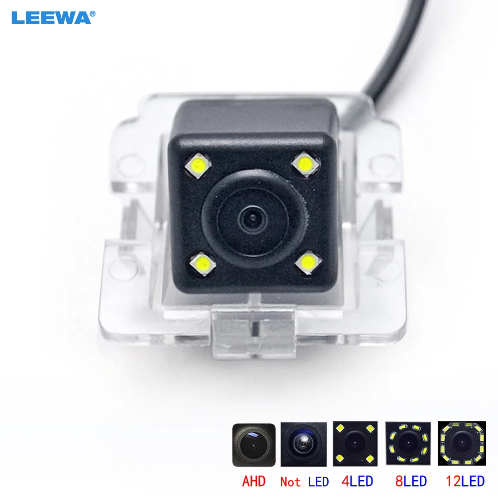 

LEEWA Special Rear View Car Camera AHD With 4/8LED/12LED/AHD Light For Mitsubishi Outlander 2012~present Parking Camera #CA4524