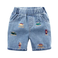 IENENS Baby Boys Shorts Girl Casual Jeans Kids Clothes Summer Short Pants 2-8 Years Clothing Boy's Loose Denim Shorts