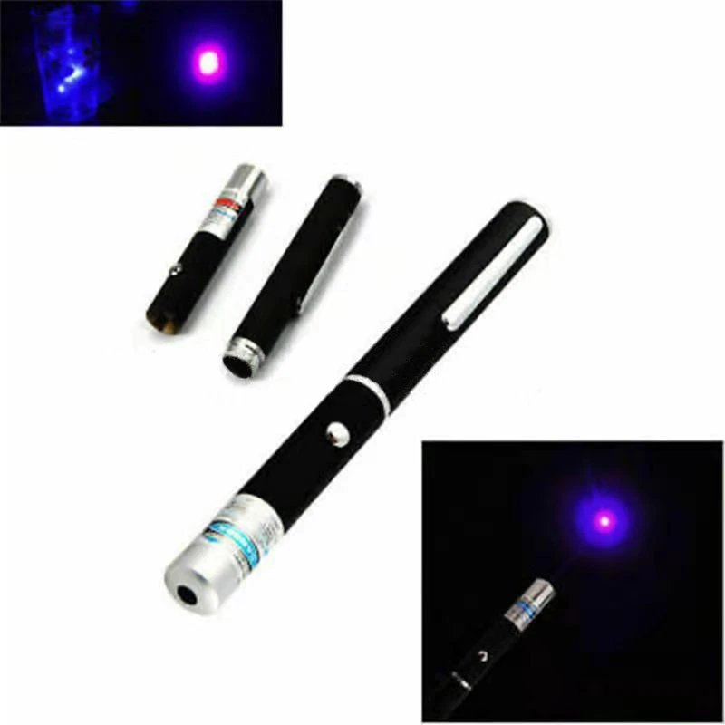 3Color Green Red Purple Laser Pointer, Multifunctional Lazer As Teaching Tool and Pet Cat Interactive Play Toy Without Battery