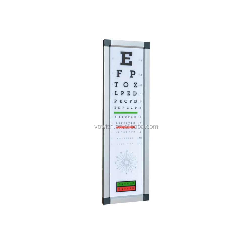 VC-011 Optical LED Snellen Chart Visual Acuity Chart For Eye Test