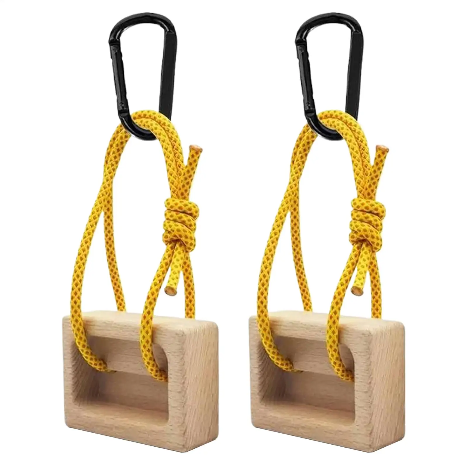 Wooden Climbing Hangboard Duals Pocket Grip Blocks Climbing Training Finger Strength Grip Power Conditioning For Rock Climbers