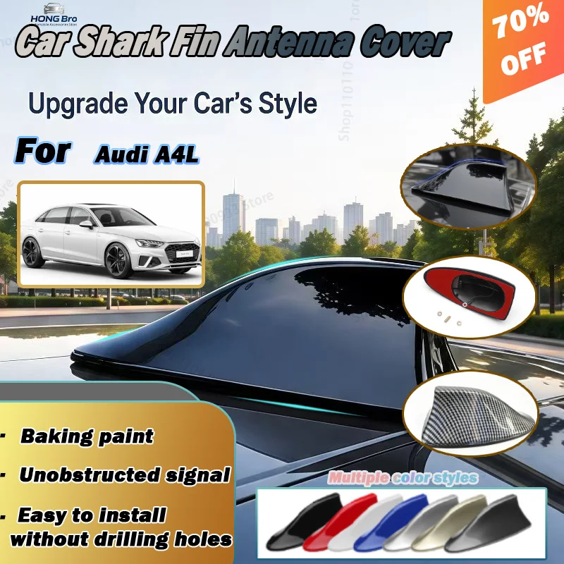 For Audi A4L Car Roof Top Mount Shark Fin Aerial Antenna Toppers Auto Radio AM FM Antenna Signal Amplifier Aerial